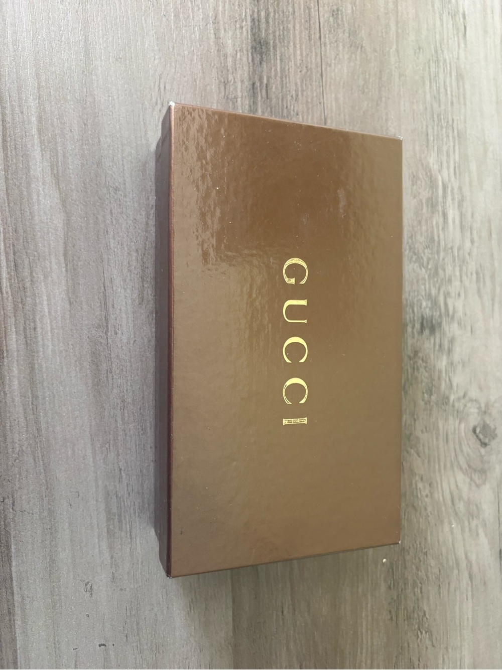 Vintage Gucci GG Monogram Heart Crest Continental Wallet Chain Box - Picture 7 of 7
